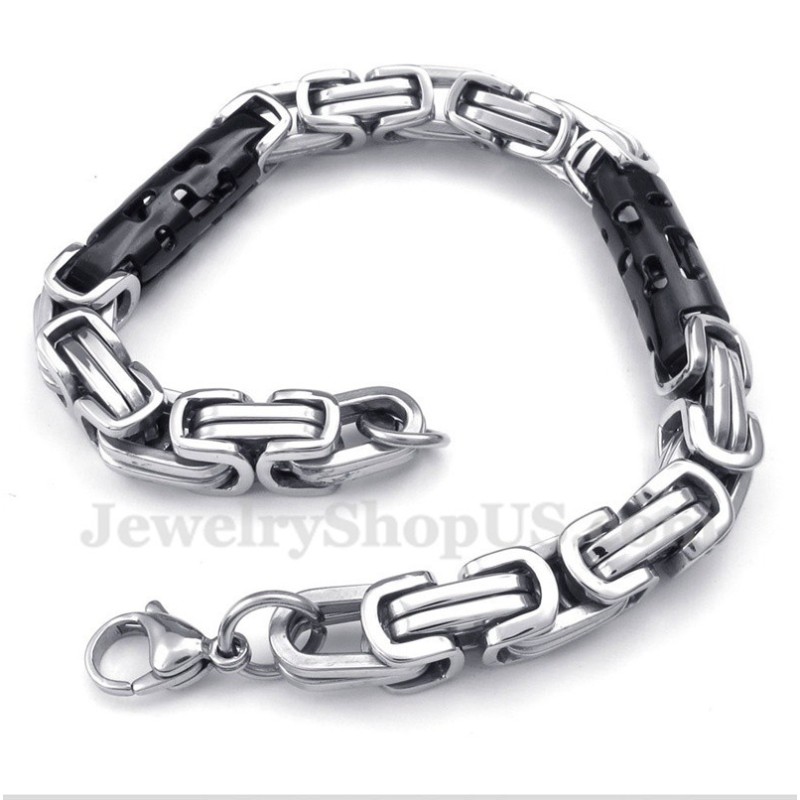 Men's Titanium Cylinder Black Bracelet Men's Titanium Cylinder Black Bracelet