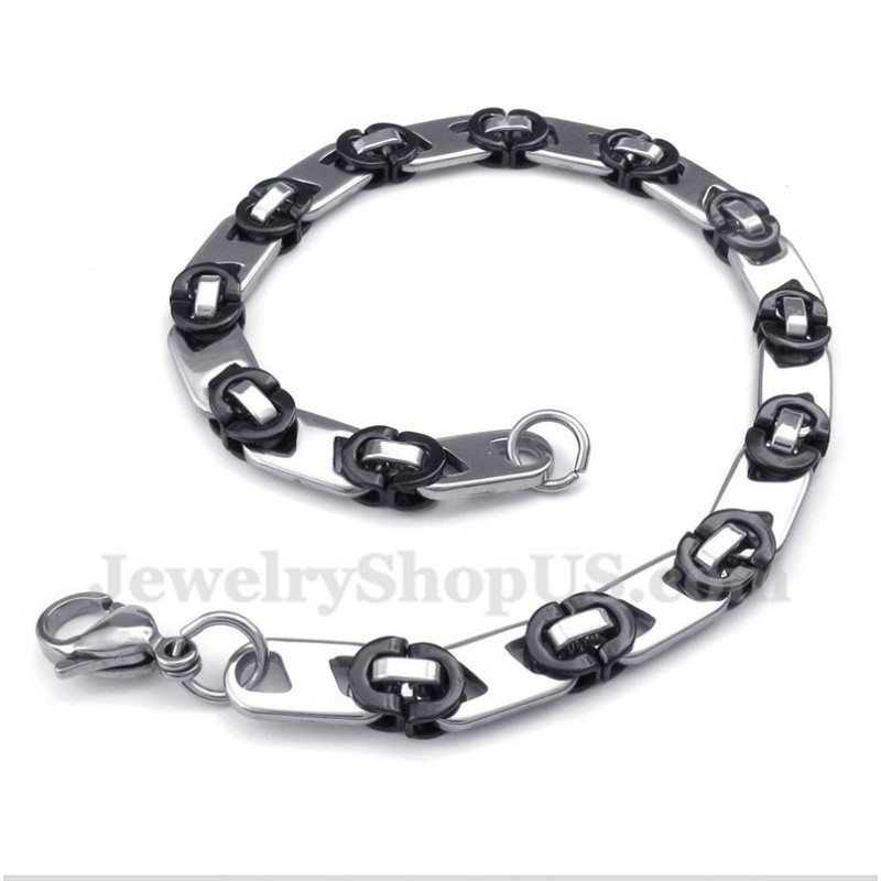Men's Titanium Black Round Bracelet Men's Titanium Black Round Bracelet