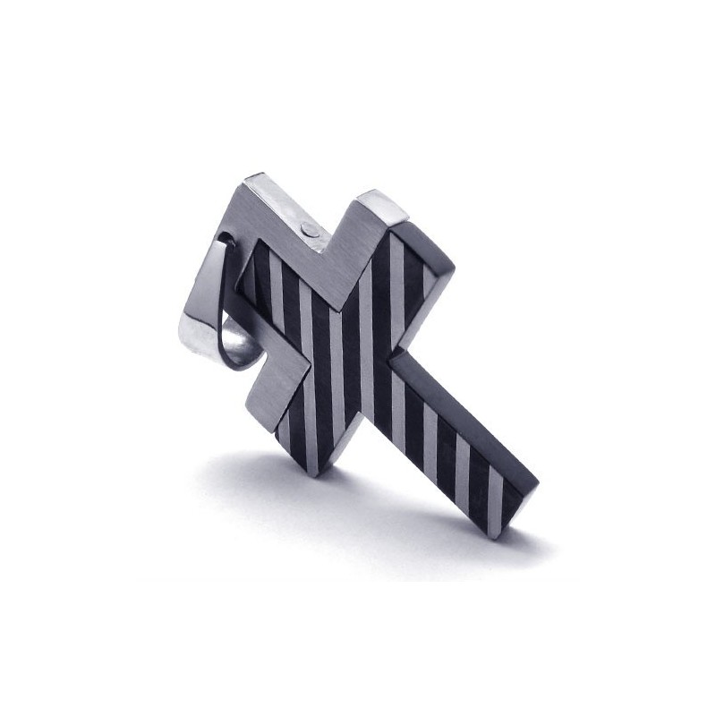 New Style Weave Cross Titanium Pendant New Style Weave Cross Titanium Pendant