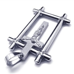 Fashion Jesus Cross Titanium Pendant