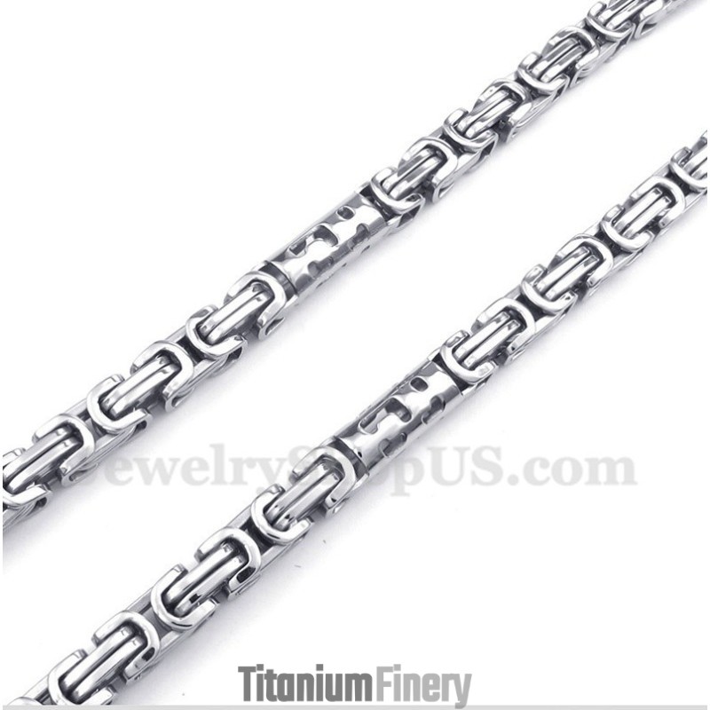 Men's Titanium Cylinder Necklace Men's Titanium Cylinder Necklace