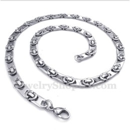 Men's Titanium Half Crescent Necklace