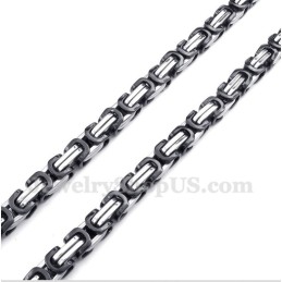 Men's Titanium Black Necklace