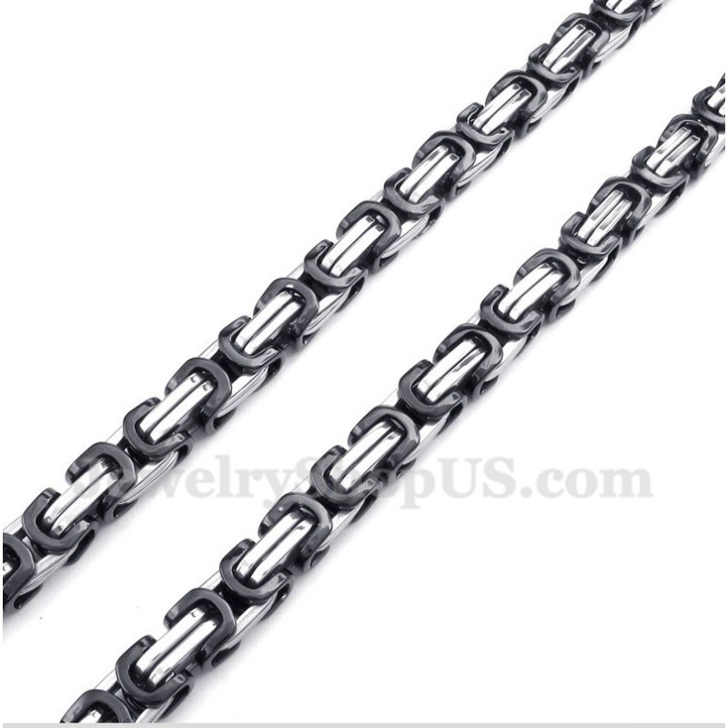Men's Titanium Black Necklace Men's Titanium Black Necklace