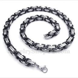 Men's Titanium Black Necklace
