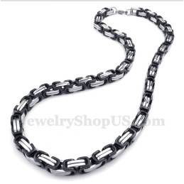 Men's Titanium Black Necklace