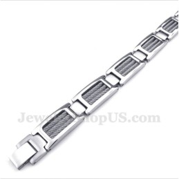 Men's Titanium Cable Bracelet