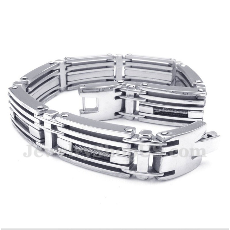 Men's Titanium Cable Bracelet Men's Titanium Cable Bracelet