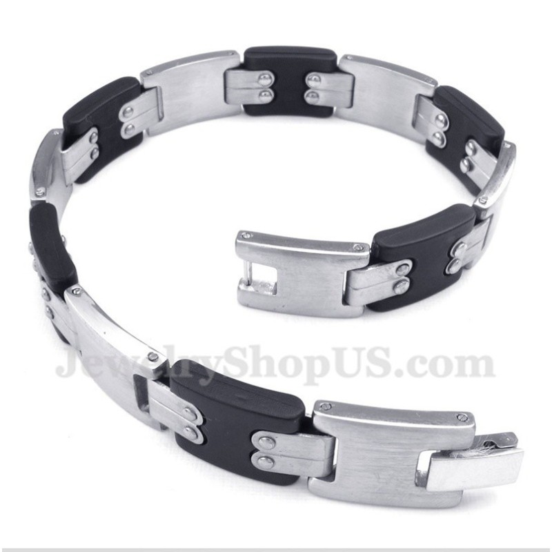 Men's Titanium Black Bracelet Men's Titanium Black Bracelet