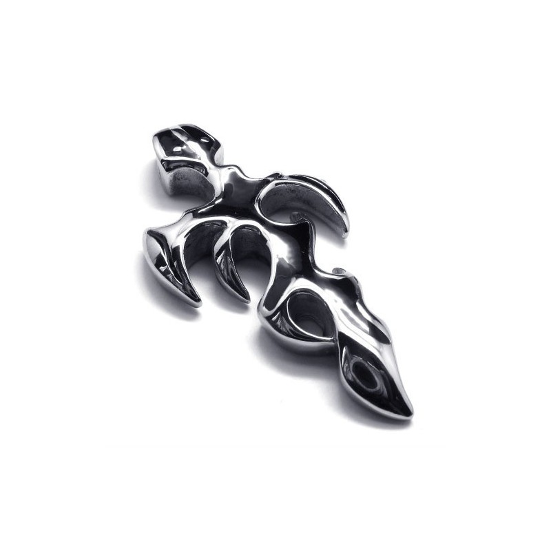 Fashion Flame Sword Cross Titanium Pendant Fashion Flame Sword Cross Titanium Pendant