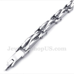 Men's Titanium Wave Bracelet