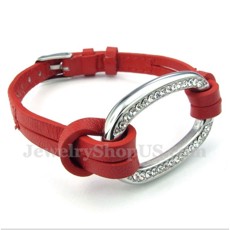 Men's Titanium Leather Bracelet Men's Titanium Leather Bracelet