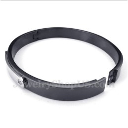 Men's Titanium Black Bracelet