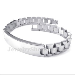 Men's Titanium Bracelet With Crystal