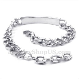 WoMen's Titanium Crystal Couple'S Bracelet