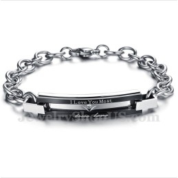 Men's Titanium Couple'S Bracelet