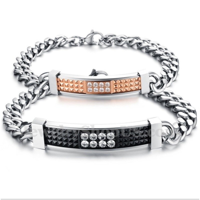 Men's Titanium Couple'S Bracelet Men's Titanium Couple'S Bracelet