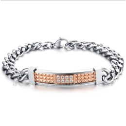Men's Titanium Couple'S Bracelet