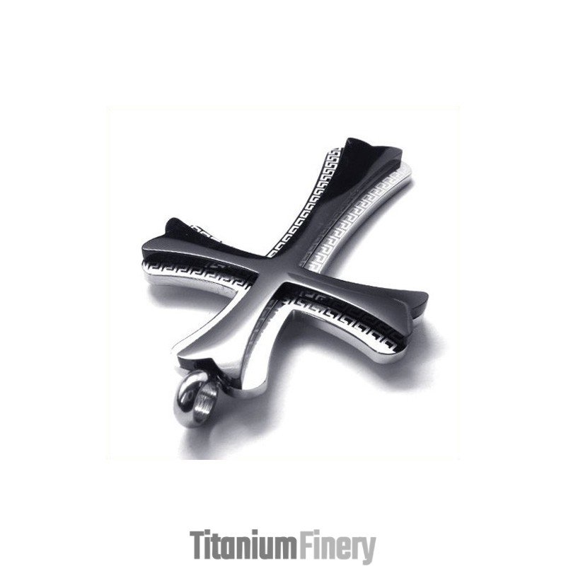 New Style Cross Titanium Pendant (Black) New Style Cross Titanium Pendant (Black)