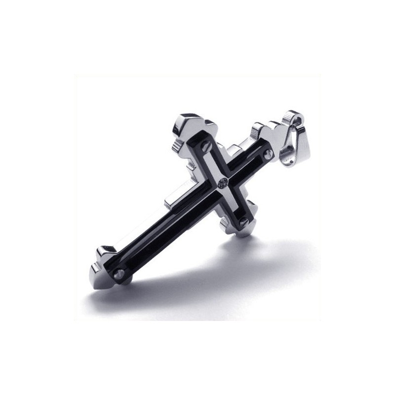 Fashion Cross Titanium Pendant (Black) Fashion Cross Titanium Pendant (Black)