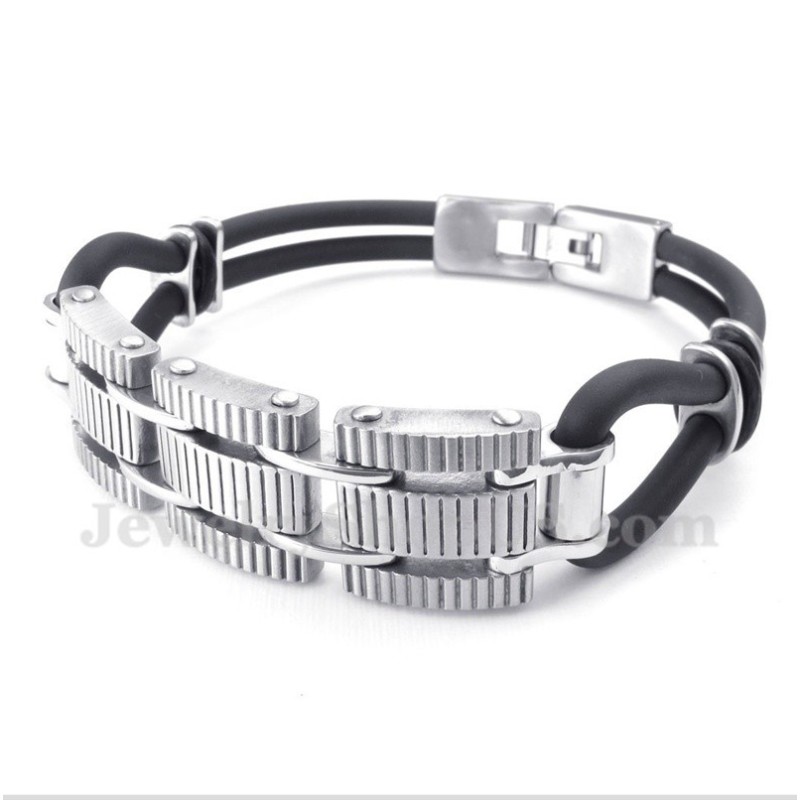 Men's Titanium Rubber Bracelet Men's Titanium Rubber Bracelet