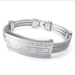 Men's Titanium Cable Bracelet