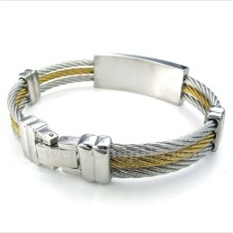 Men's Titanium Cable Bracelet
