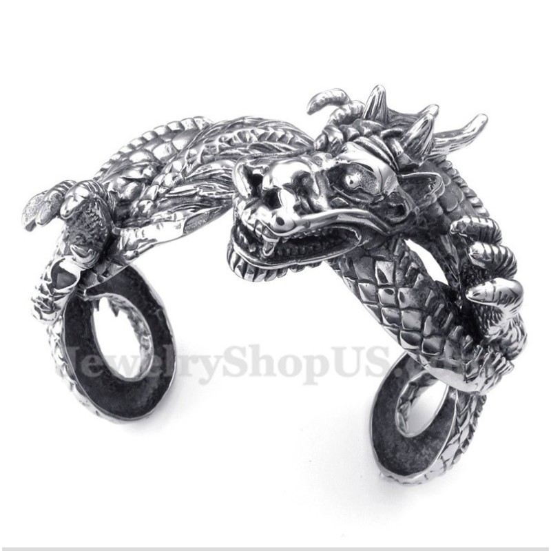 Men's Titanium Casted Dragon Bracelet Men's Titanium Casted Dragon Bracelet