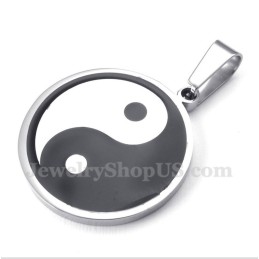 Men's Titanium Tai Chi Pendant With Free Chain