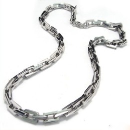 20.1 Inch Titanium Slubby Chain Necklace 8076