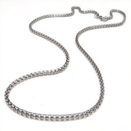 20.1 Inch Titanium Hollow-Out Necklace 8094