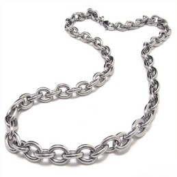 20.1 Inch Titanium Ring Casing Ring Necklace 8097