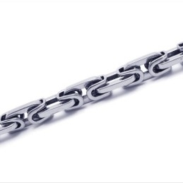 21.3 Inch Titanium Silver Delicate Necklace