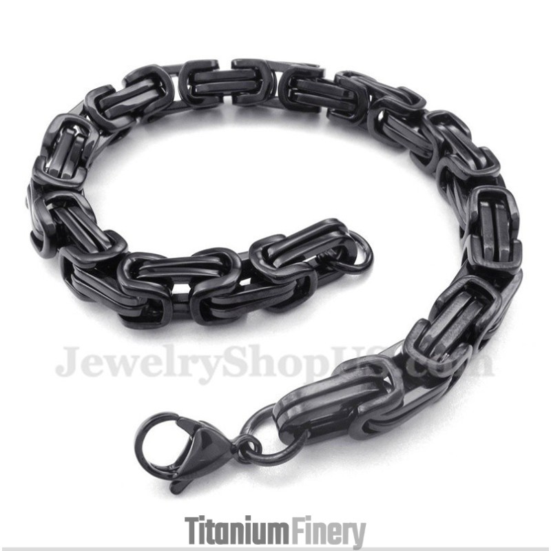 Men's Titanium Black Bracelet Men's Titanium Black Bracelet