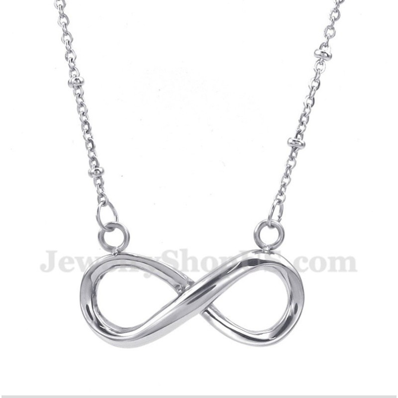 Men's Titanium Infinity Symbol Necklace Men's Titanium Infinity Symbol Necklace
