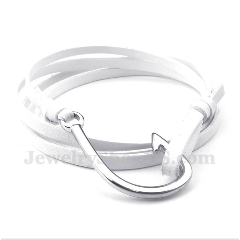Men's Titanium Leather Bracelet Men's Titanium Leather Bracelet