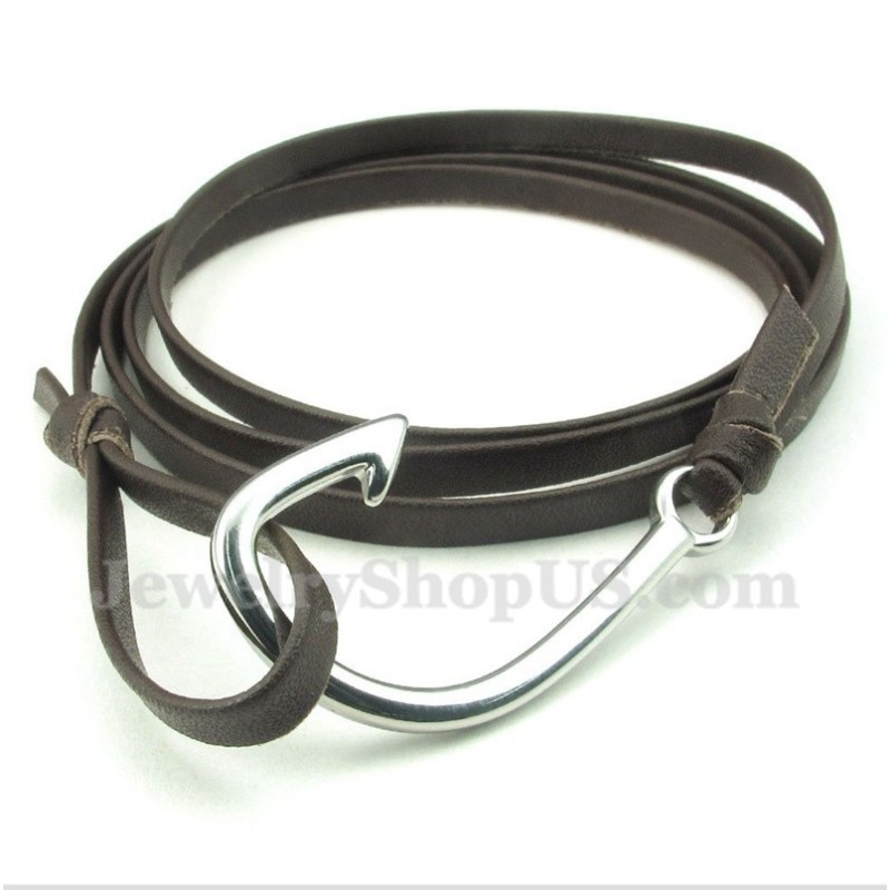 Men's Titanium Leather Bracelet Men's Titanium Leather Bracelet