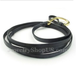 Men's Titanium Leather Bracelet