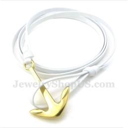 Men's Titanium Leather Bracelet