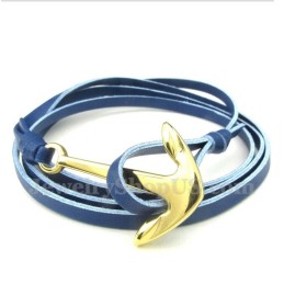Men's Titanium Leather Bracelet