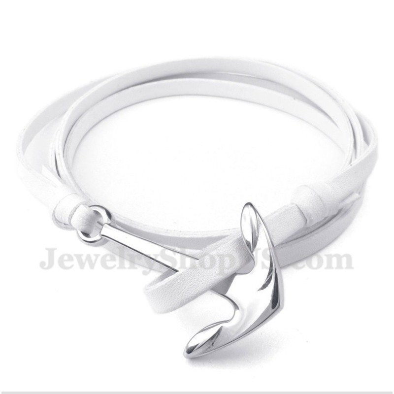 Men's Titanium Leather Bracelet Men's Titanium Leather Bracelet