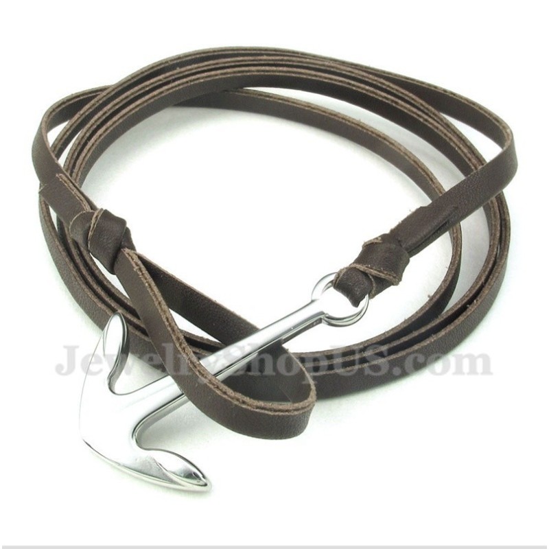 Men's Titanium Leather Bracelet Men's Titanium Leather Bracelet