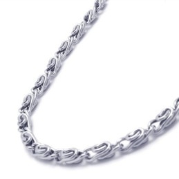 20.0 Inch Titanium Silver Necklace
