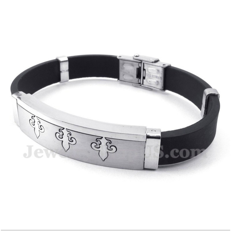 Men's Titanium Rubber Bracelet Men's Titanium Rubber Bracelet