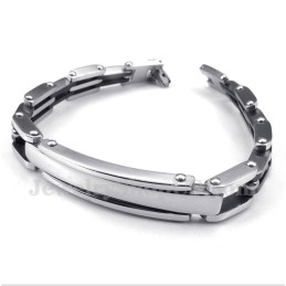 Men's Titanium Black Bracelet