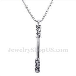 Men's Titanium Pendant With Free Chain