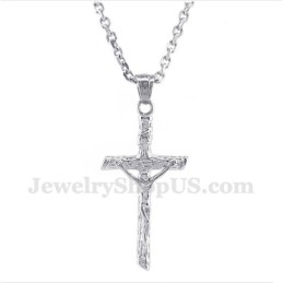 Men's Titanium Jesus Pendant With Free Chain
