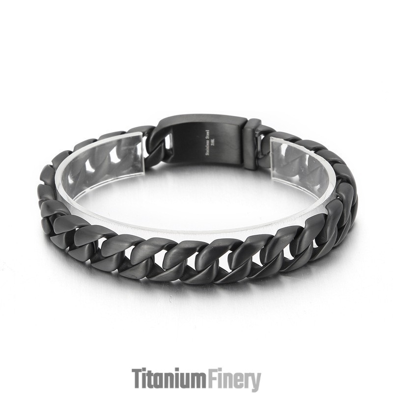 Men's Black Titanium Bracelet For Sale Men's Black Titanium Bracelet For Sale