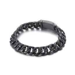 Men's Black Titanium Bracelet For Sale