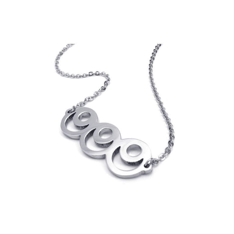 15.7 Inch Titanium Silver Fashionable Necklace 15.7 Inch Titanium Silver Fashionable Necklace